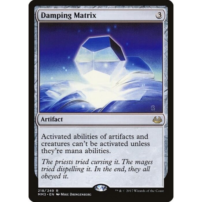 Magic: The Gathering Damping Matrix (218) Lightly Played