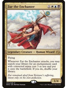 Magic: The Gathering Zur the Enchanter (204) Moderately Played
