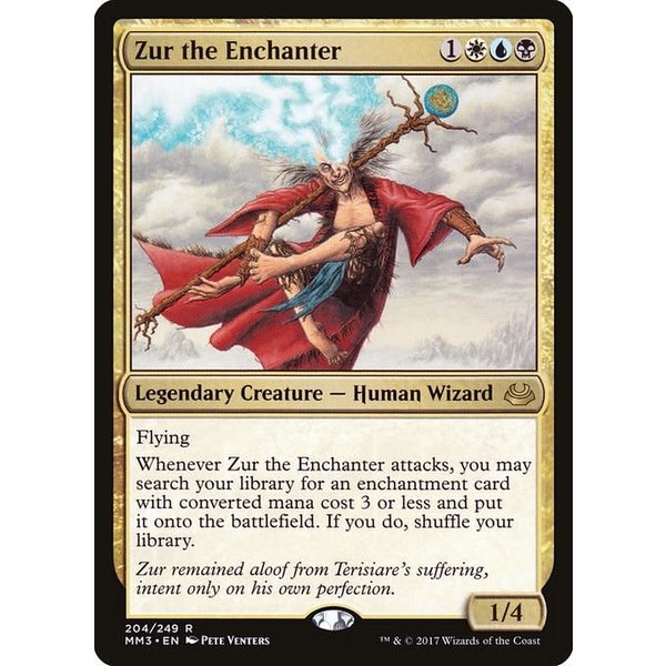 Magic: The Gathering Zur the Enchanter (204) Moderately Played