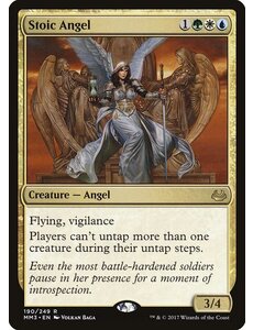 Magic: The Gathering Stoic Angel (190) Lightly Played