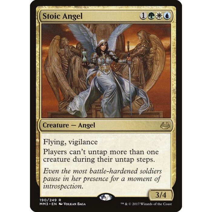 Magic: The Gathering Stoic Angel (190) Near Mint