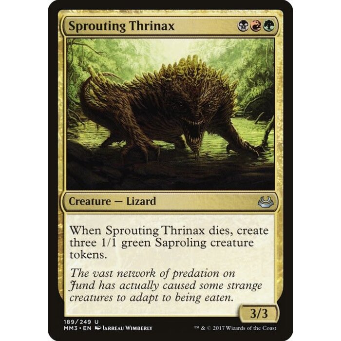 Magic: The Gathering Sprouting Thrinax (189) Lightly Played