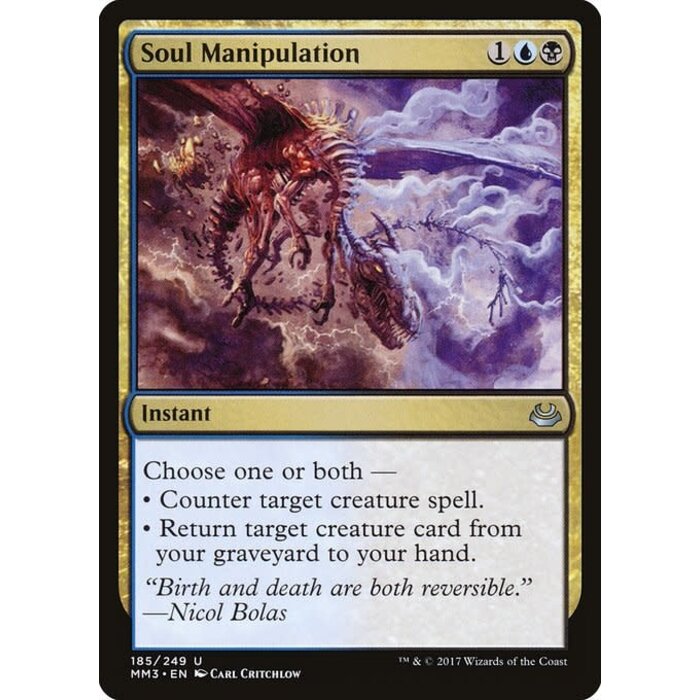 Magic: The Gathering Soul Manipulation (185) Lightly Played