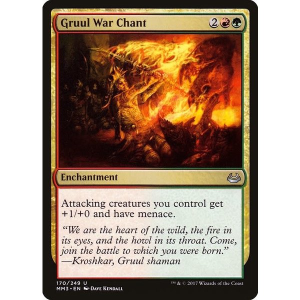 Magic: The Gathering Gruul War Chant (170) Near Mint
