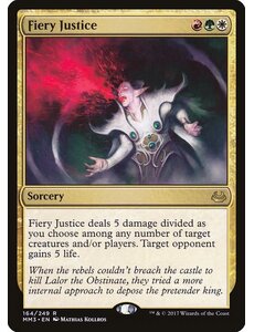 Magic: The Gathering Fiery Justice (164) Lightly Played