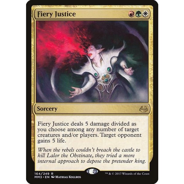 Magic: The Gathering Fiery Justice (164) Lightly Played