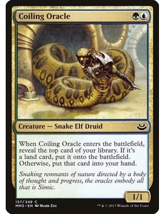 Magic: The Gathering Coiling Oracle (157) Lightly Played Foil
