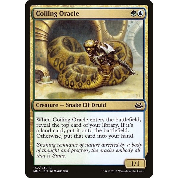 Magic: The Gathering Coiling Oracle (157) Lightly Played Foil