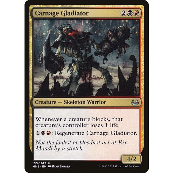 Magic: The Gathering Carnage Gladiator (155) Near Mint