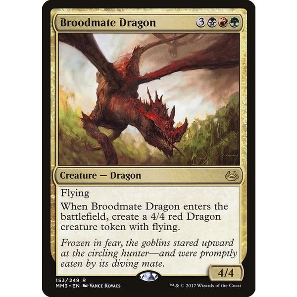 Magic: The Gathering Broodmate Dragon (153) Near Mint