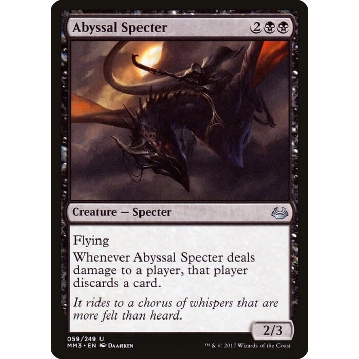 Magic: The Gathering Abyssal Specter (059) Near Mint