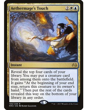 Magic: The Gathering Aethermage's Touch (148) Near Mint