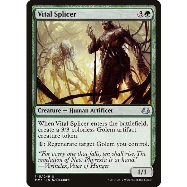Magic: The Gathering Vital Splicer (145) Lightly Played