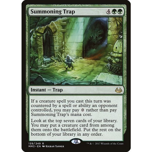 Magic: The Gathering Summoning Trap (139) Lightly Played