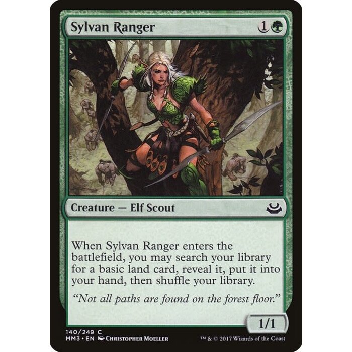 Magic: The Gathering Sylvan Ranger (140) Near Mint