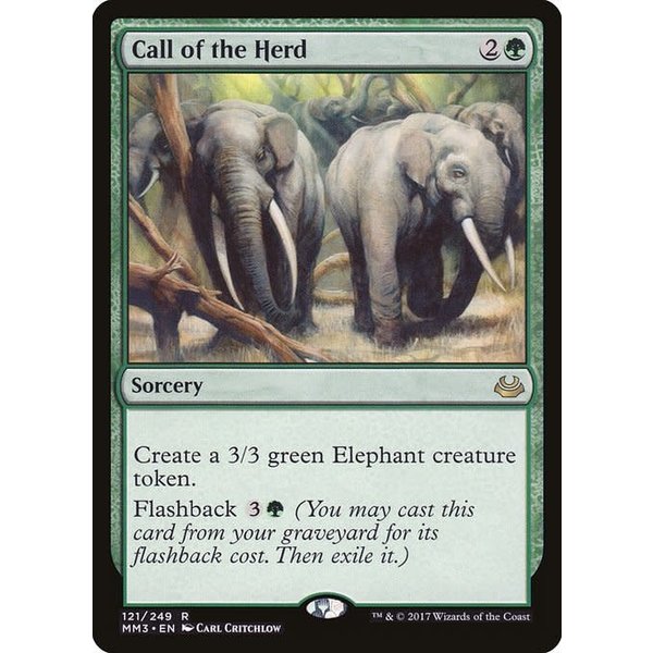 Magic: The Gathering Call of the Herd (121) Lightly Played