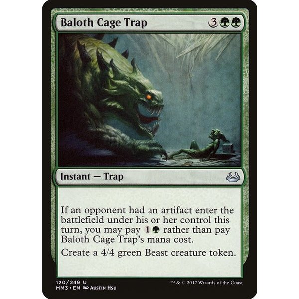 Magic: The Gathering Baloth Cage Trap (120) Lightly Played