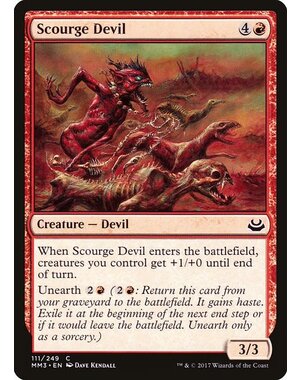 Magic: The Gathering Scourge Devil (111) Near Mint Foil