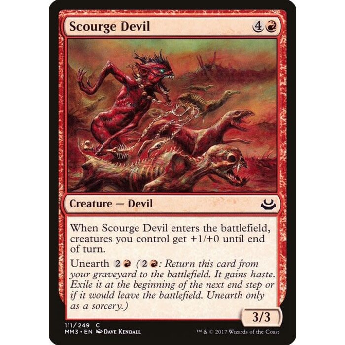 Magic: The Gathering Scourge Devil (111) Near Mint Foil