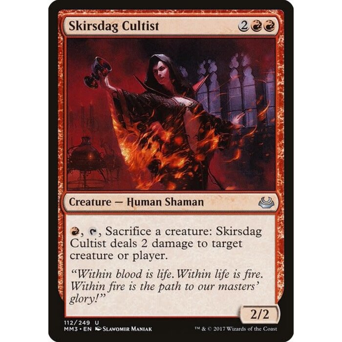 Magic: The Gathering Skirsdag Cultist (112) Near Mint