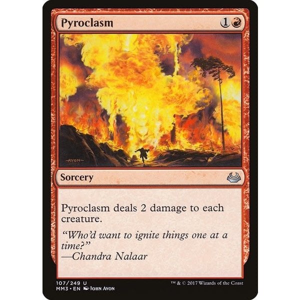 Magic: The Gathering Pyroclasm (107) Lightly Played Foil