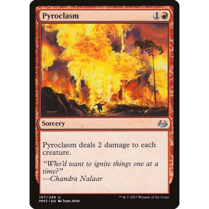 Magic: The Gathering Pyroclasm (107) Lightly Played