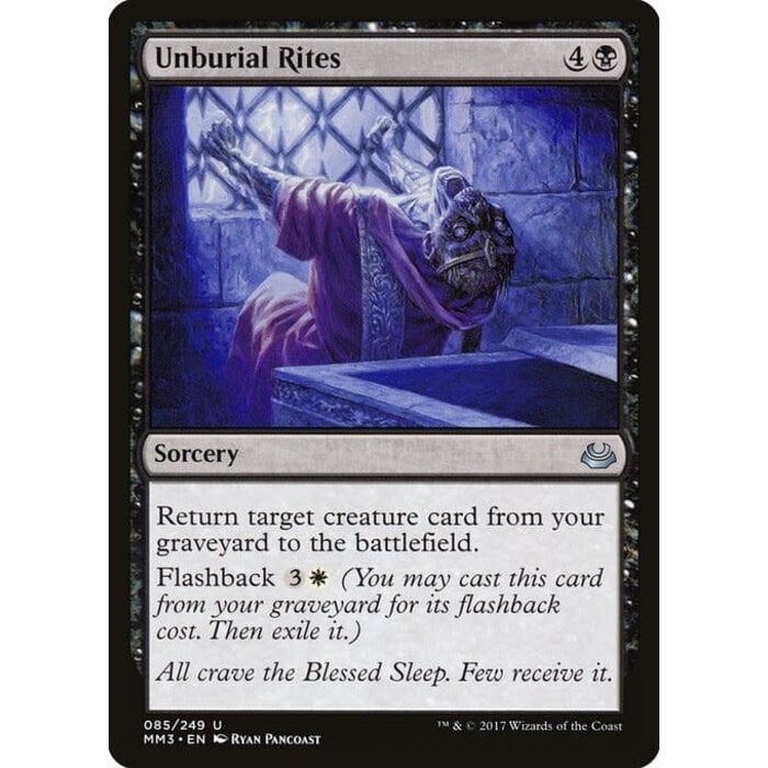 Magic: The Gathering Unburial Rites (085) Near Mint