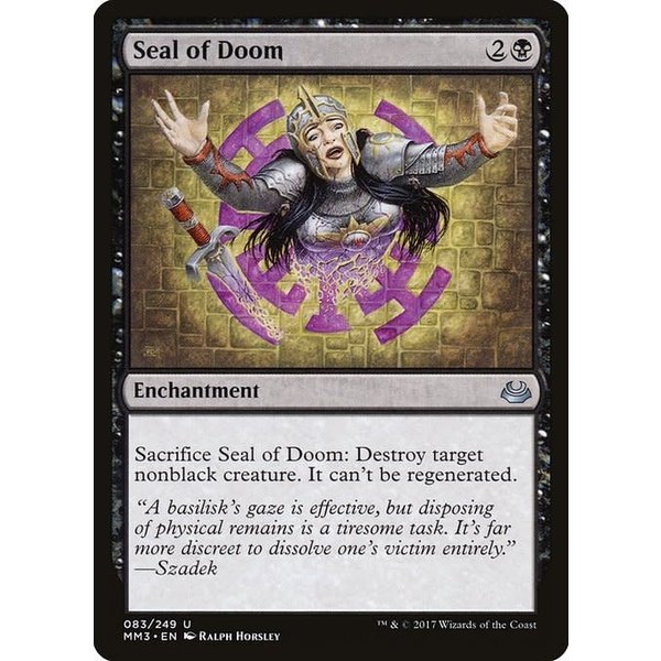 Magic: The Gathering Seal of Doom (083) Lightly Played