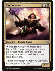 Magic: The Gathering Sin Collector (183) Lightly Played