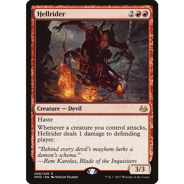 Magic: The Gathering Hellrider (098) Lightly Played