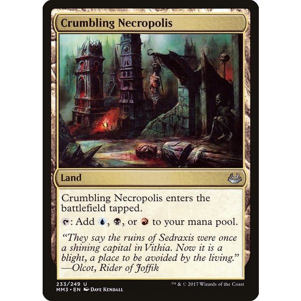Magic: The Gathering Crumbling Necropolis (233) Near Mint