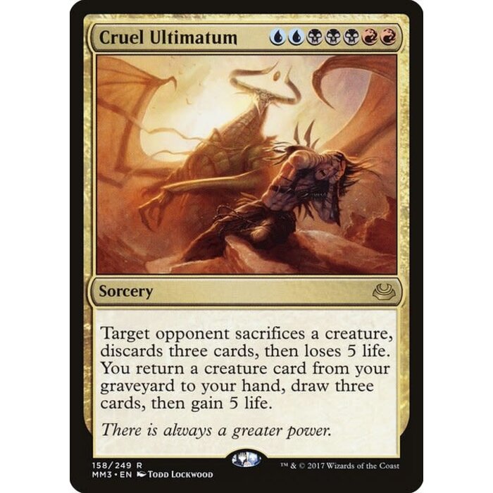 Magic: The Gathering Cruel Ultimatum (158) Lightly Played