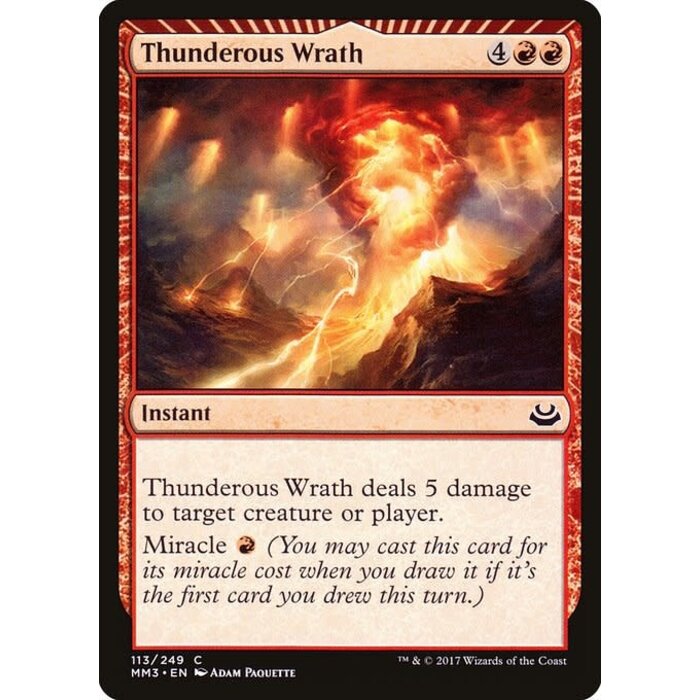 Magic: The Gathering Thunderous Wrath (113) Lightly Played