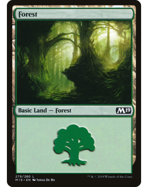 Magic: The Gathering Forest (279) (279) Lightly Played
