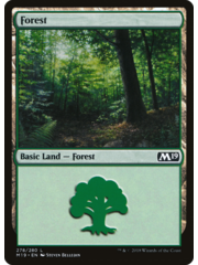 Magic: The Gathering Forest (278) (278) Near Mint Foil