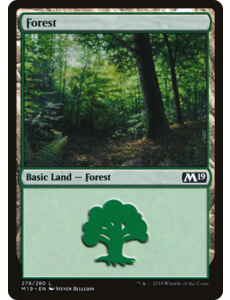 Magic: The Gathering Forest (278) (278) Near Mint Foil