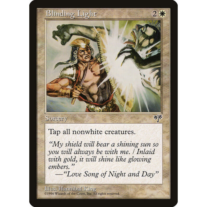 Magic: The Gathering Blinding Light (005) Moderately Played