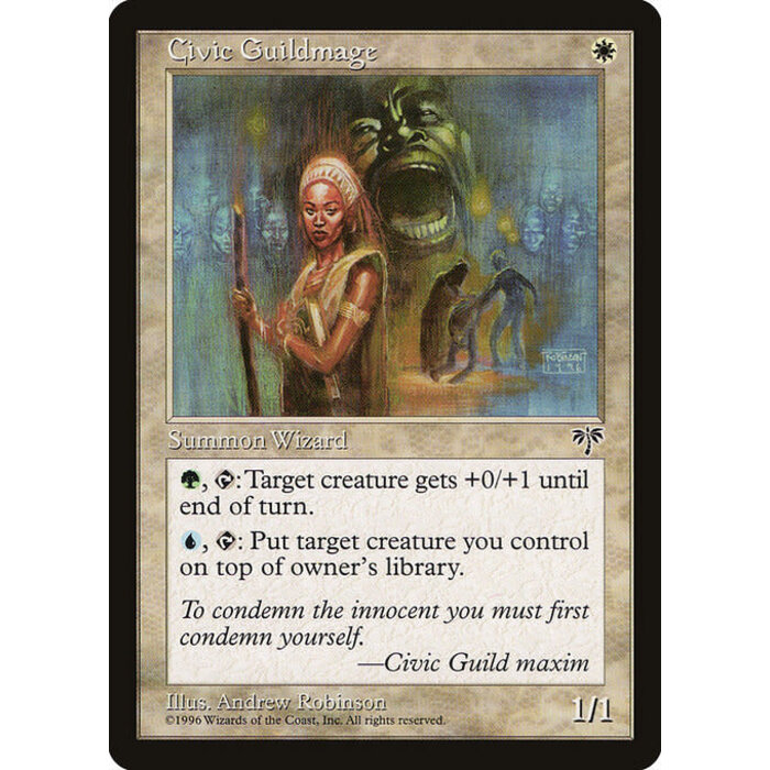 Magic: The Gathering Civic Guildmage (007) Lightly Played