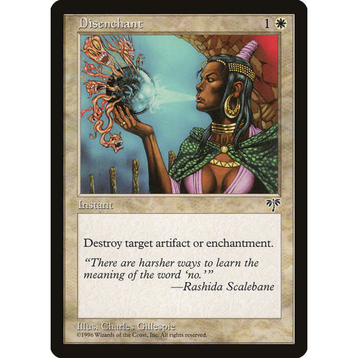 Magic: The Gathering Disenchant (010) Moderately Played