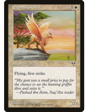 Magic: The Gathering Ekundu Griffin (013) Moderately Played