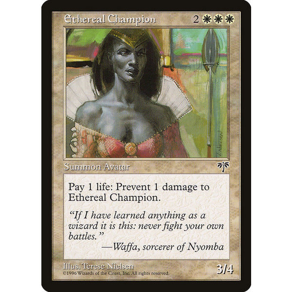 Magic: The Gathering Ethereal Champion (015) Moderately Played