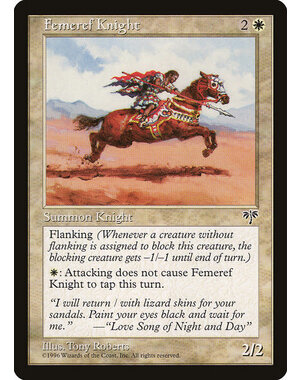 Magic: The Gathering Femeref Knight (018) Moderately Played