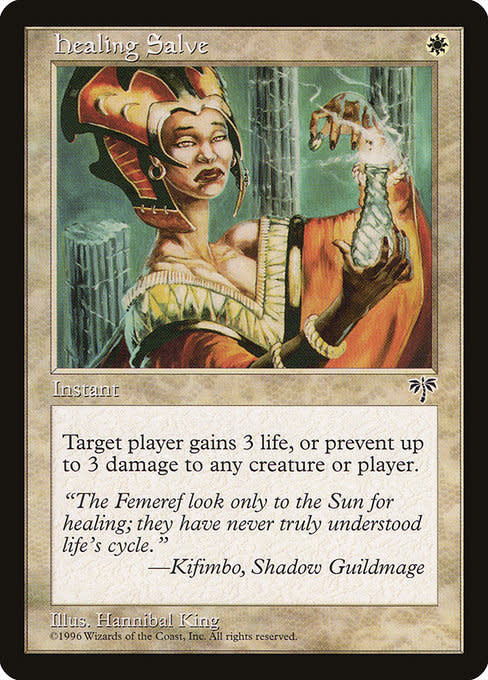 Magic: The Gathering Healing Salve (020) Moderately Played - Kingslayer  Games