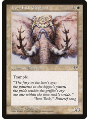 Magic: The Gathering Iron Tusk Elephant (022) Lightly Played