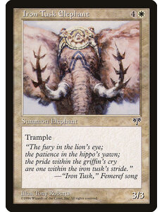 Magic: The Gathering Iron Tusk Elephant (022) Moderately Played