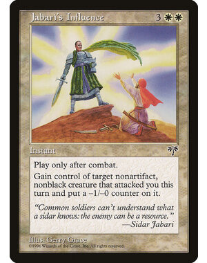 Magic: The Gathering Jabari's Influence (024) Moderately Played