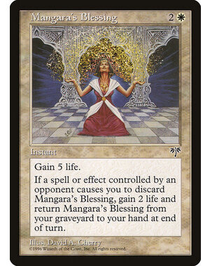 Magic: The Gathering Mangara's Blessing (025) Lightly Played