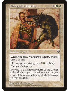 Magic: The Gathering Mangara's Equity (026) Moderately Played