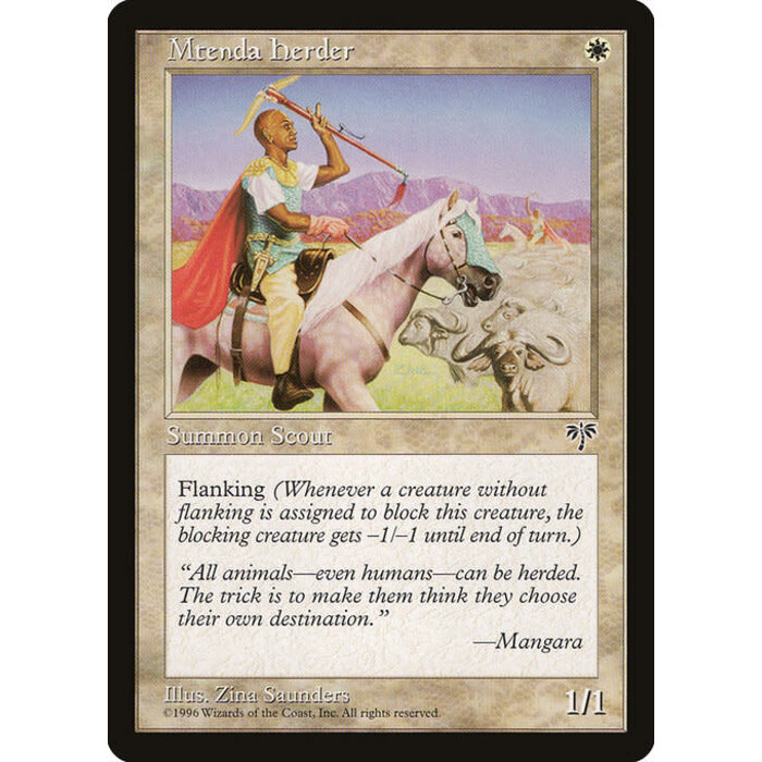 Magic: The Gathering Mtenda Herder (029) Heavily Played