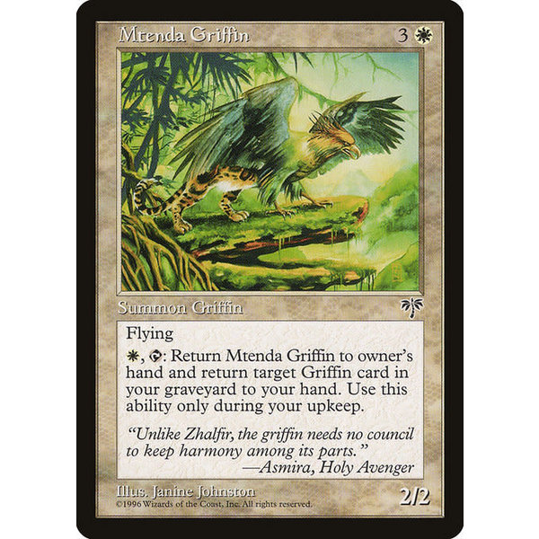 Magic: The Gathering Mtenda Griffin (028) Lightly Played
